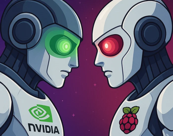 مقایسه‌ای بین Raspberry Pi 5 + AI Kit و NVIDIA Jetson Nano